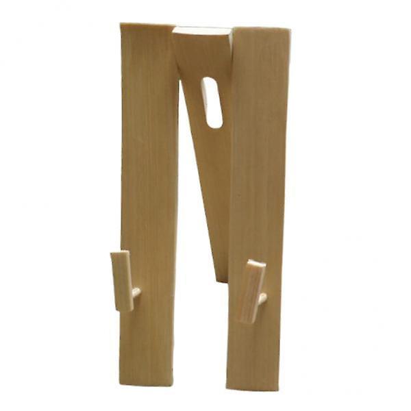 4xHand Fan Display Stands Bamboo Chinese Folding Fan Holder Base Adjustable