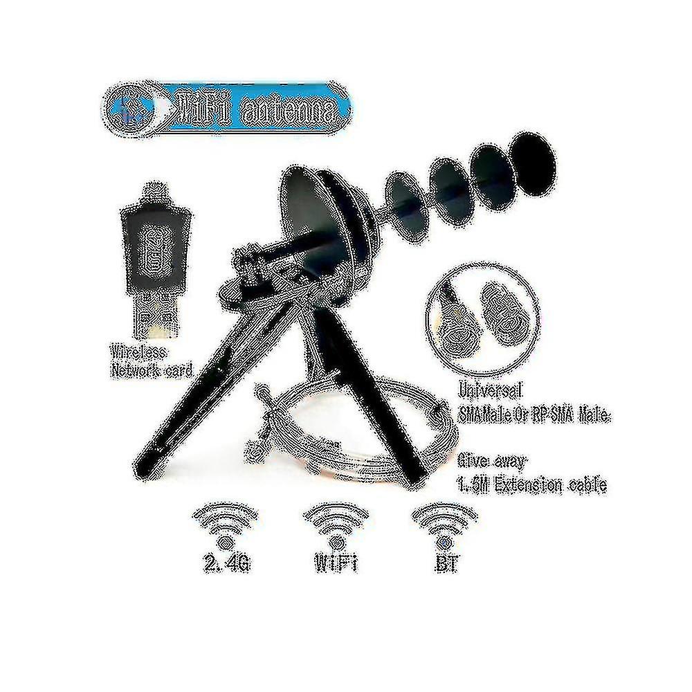 12dbi 2.4g Wifi segnale ricevere o trasmettere per antenna direzionale computer scheda di rete wireless U