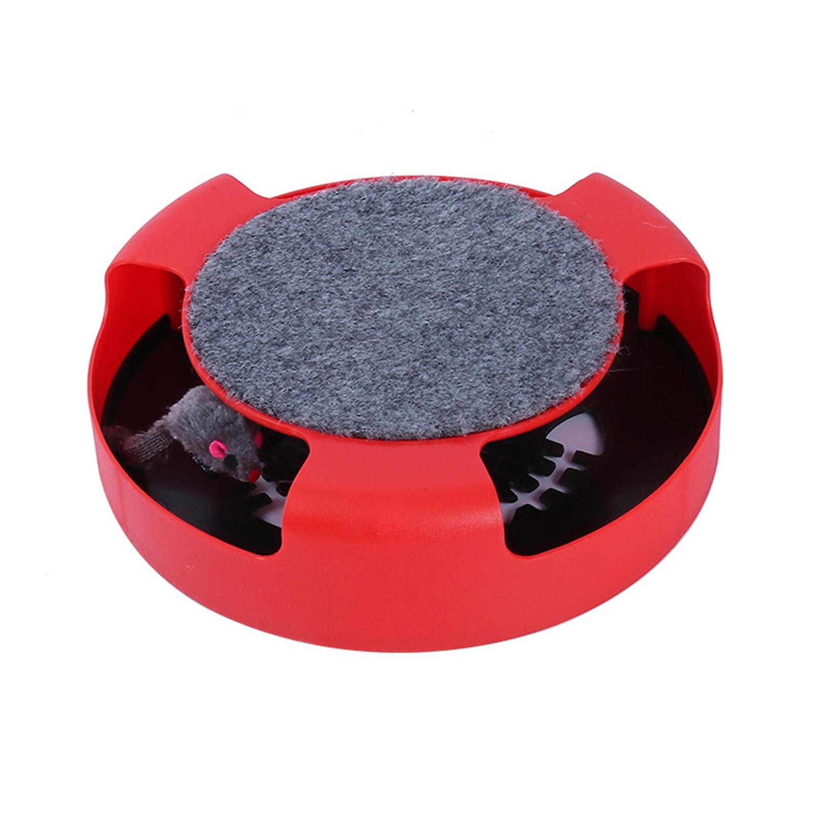Cat Toy Built-in Mouth Bite-resistant Lightweight Catch Running Mouse Scratch Pad Interactive Cat Toy For Kitty City
