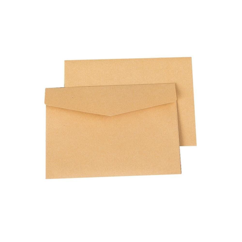 100pcs Classical Kraft Blank Mini Paper Envelopes Wedding Invitation Envelope Gift Envelope
