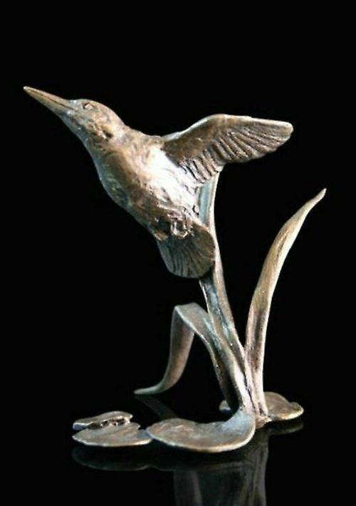 Kingfisher Bronze Miniature Sculptures & Statues