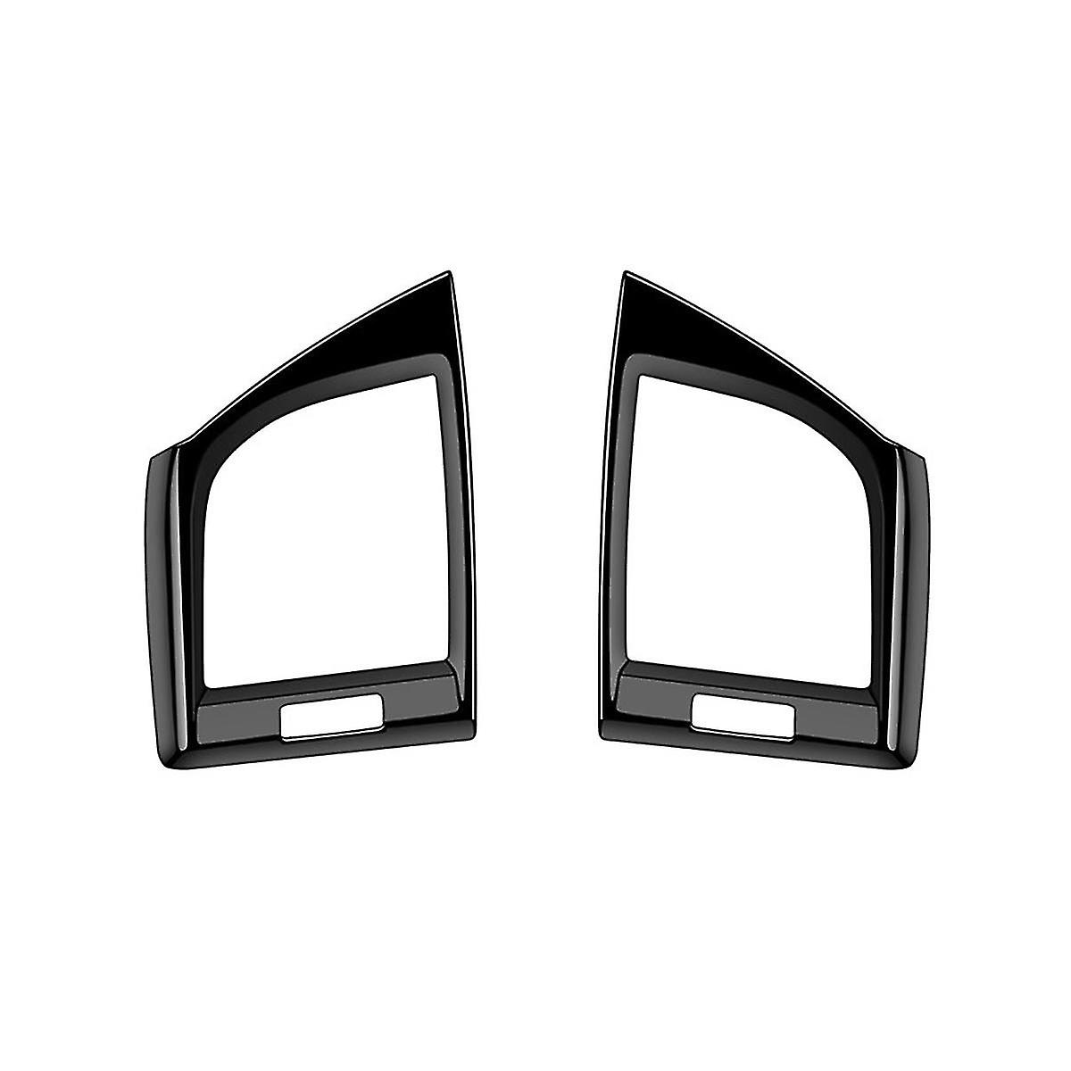For Alphard 40 Series 2023+ Rhd Bright Black Dashboard Air Condition Vent Outlet Cover Trim Frame S