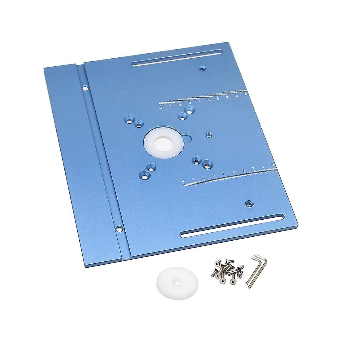 Router Table Insert Plate Woodworking Trimmer Electric Wood Milling Flip Plate For Diy Working Benc