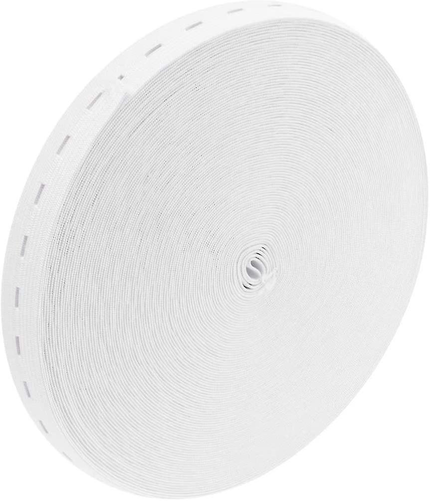 30m Elastic Bands For Sewing Elastic Thread With Button Holes 2cm White/black Elastic Spool Sewing A