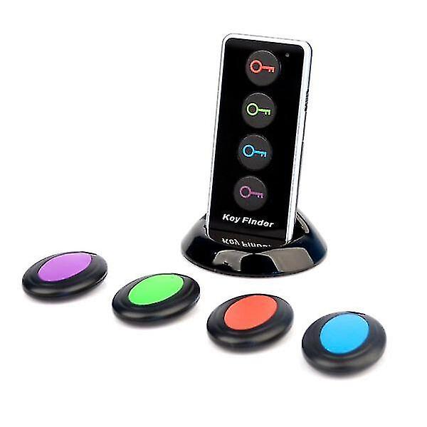 4-in-1 Wireless Radio Electronic Keyfinder Key Locator (schwarz)