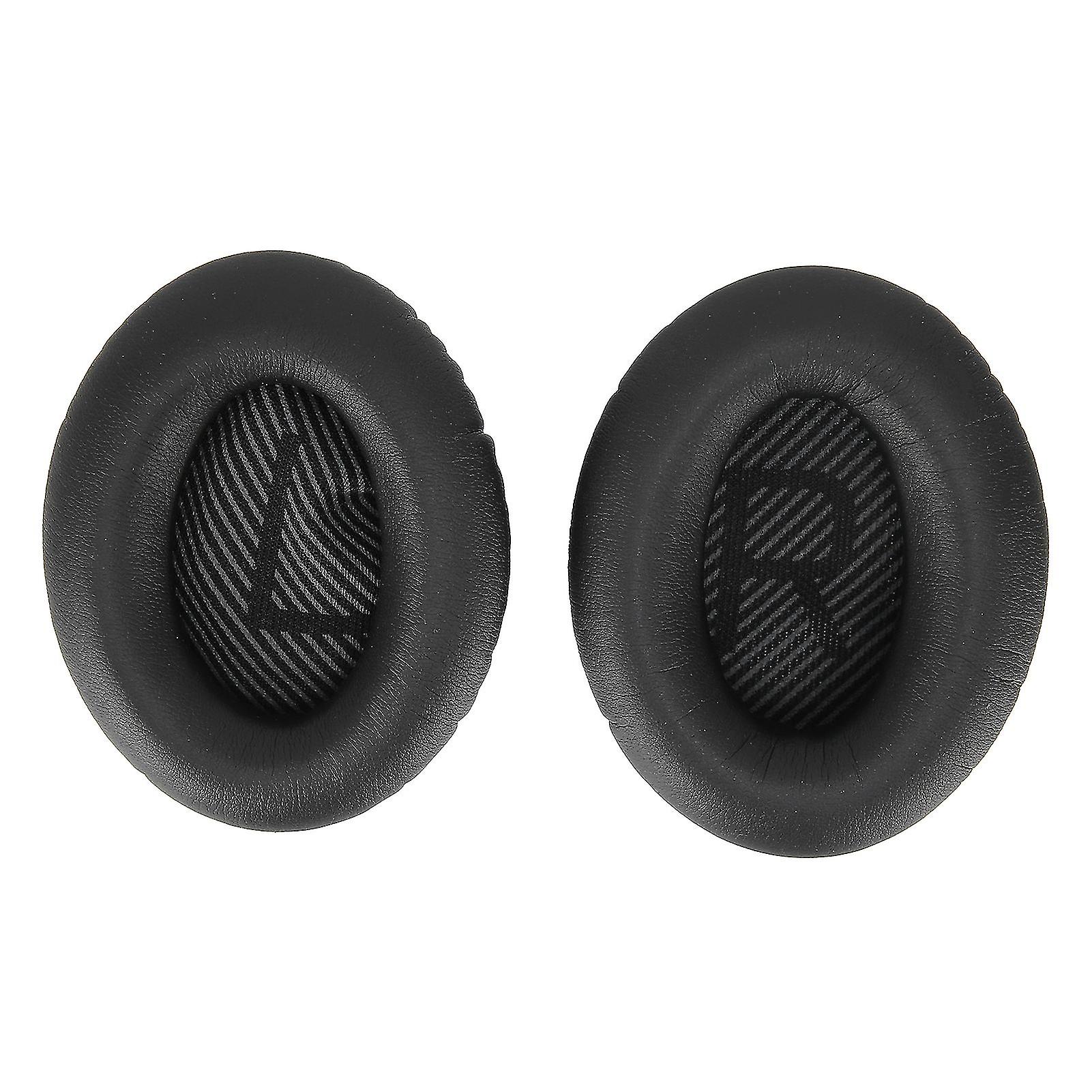 Coussinets d'oreille de rechange en éponge JZF-140 pour casque 35, noir