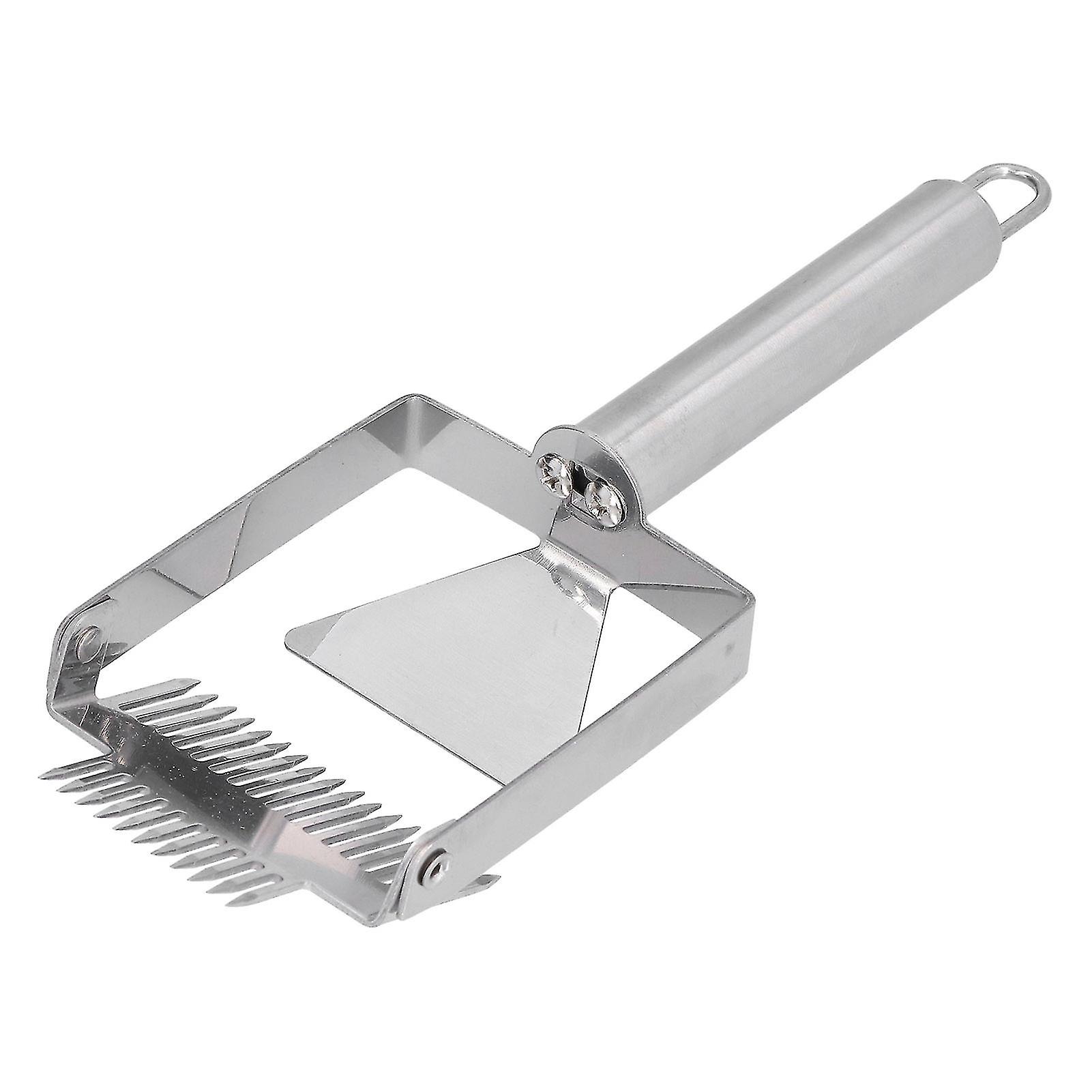 Double Headed Uncapping Fork Honey Cutting Scraper Beehive Beekeeping Tools Stainless Steel Handle