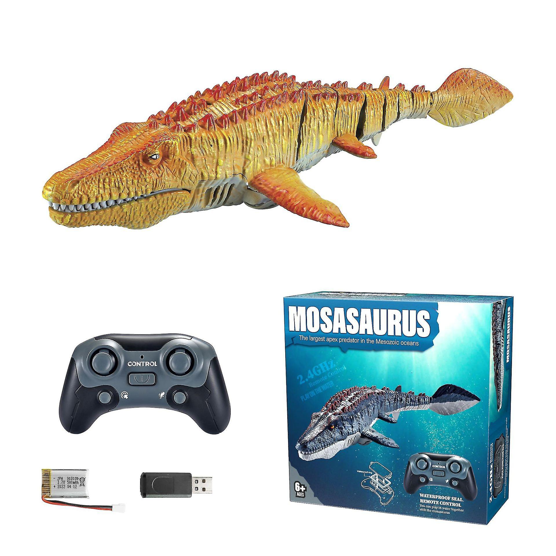 محاكاة قارب التحكم عن بعد ديناصور، Mosasaurus RC قارب مع رذاذ الماء، 2.4 غيغاهرتز RC الدين الكهربائية