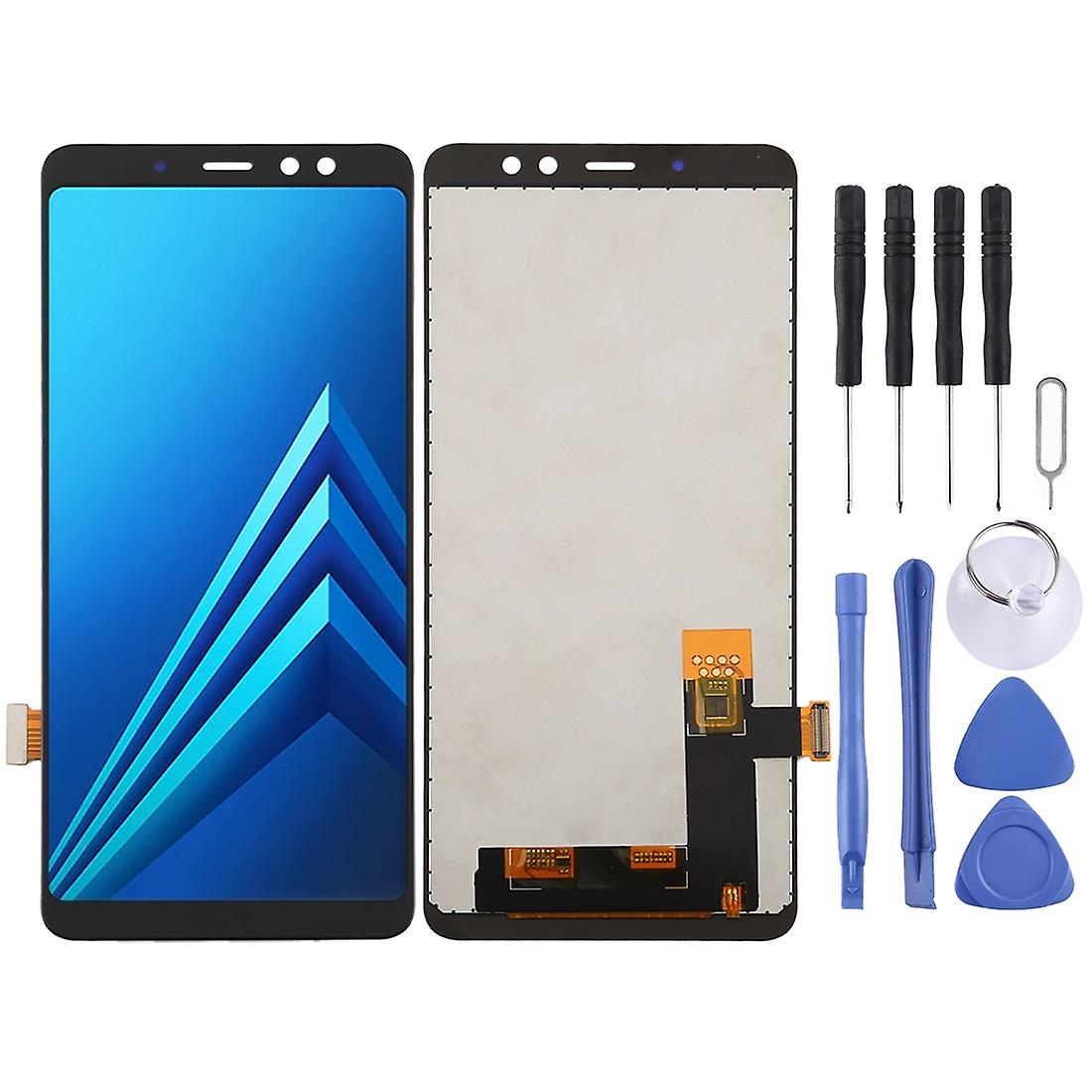 Demi-écran LCD incell pour Galaxy A8+ (2018) A730F, A730F/DS avec numériseur complet (noir)