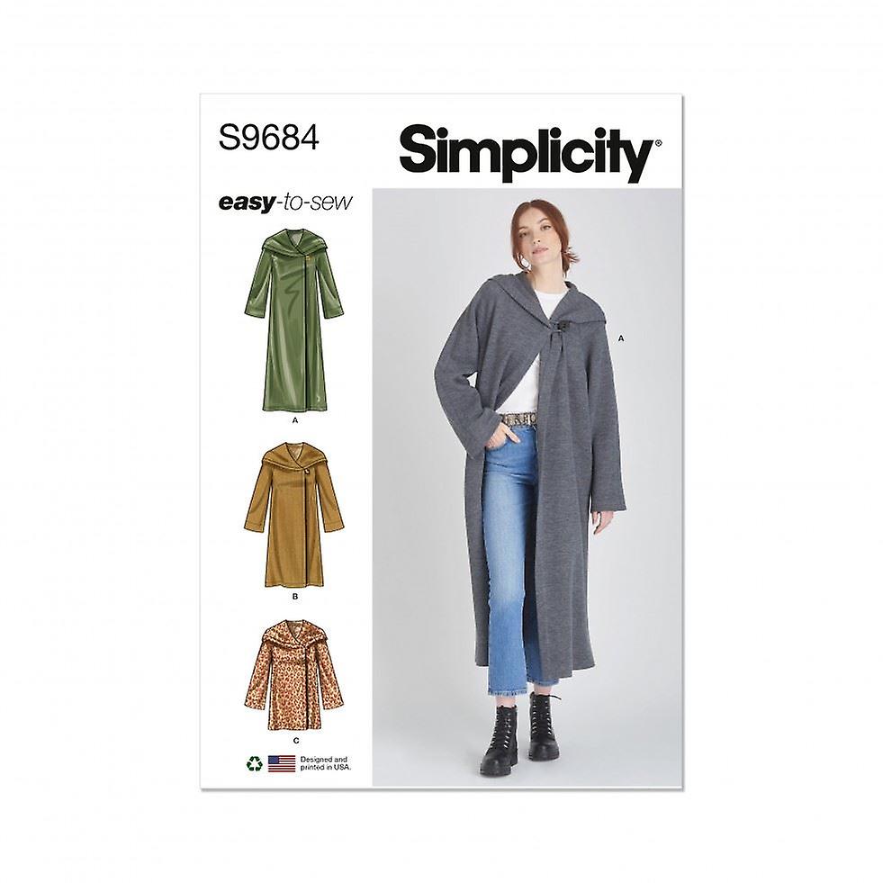 Simplicity Sewing Pattern 9684 Women U5 (16-18-20-22-24)