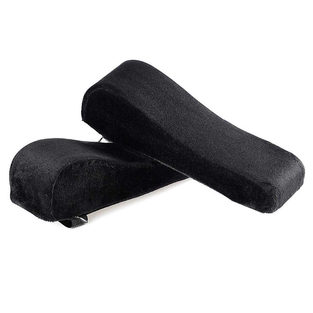 Chair Armrest Pads and Memory Foam Elbow Pillow for Forearm Pressure Relief Universal Chair Arm Cover 2pcs Set