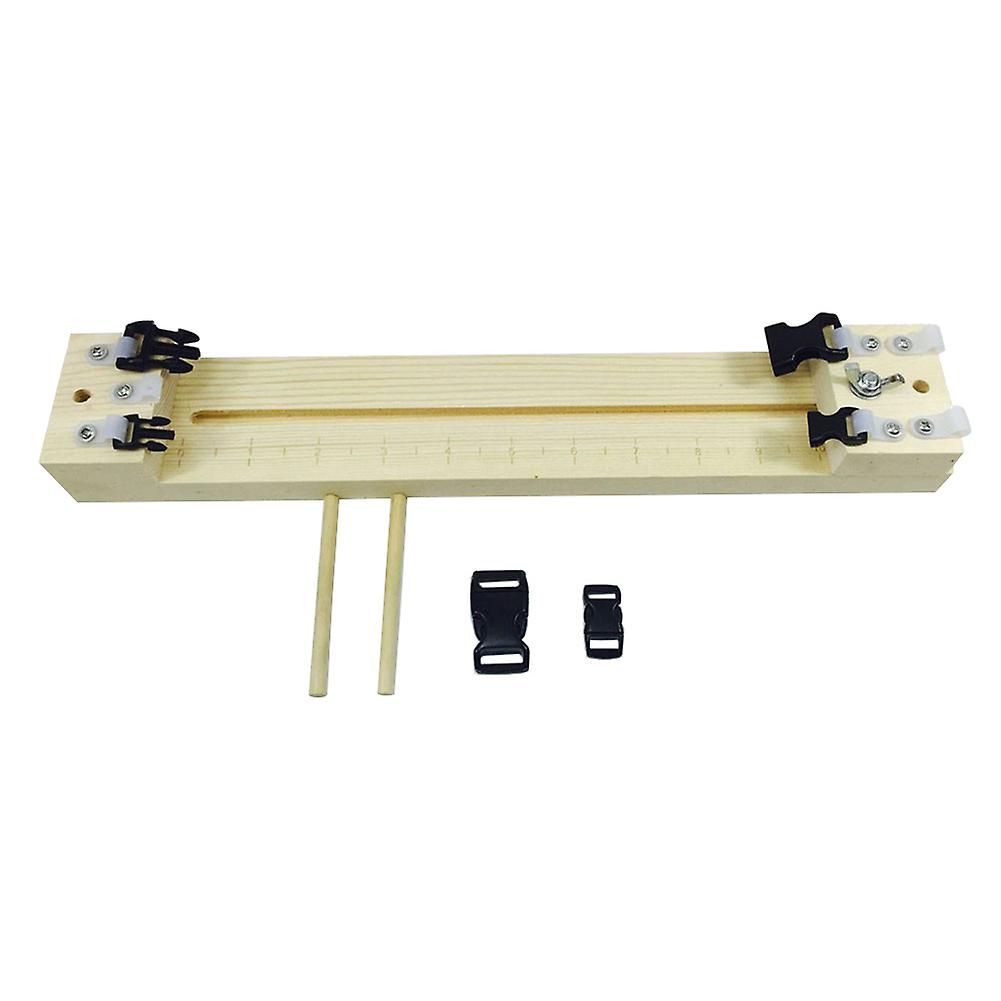 DIY Wood Jig Bracelet Maker Wristband Knitting Tool Paracord Braiding Weaving Craft Tool Kit New
