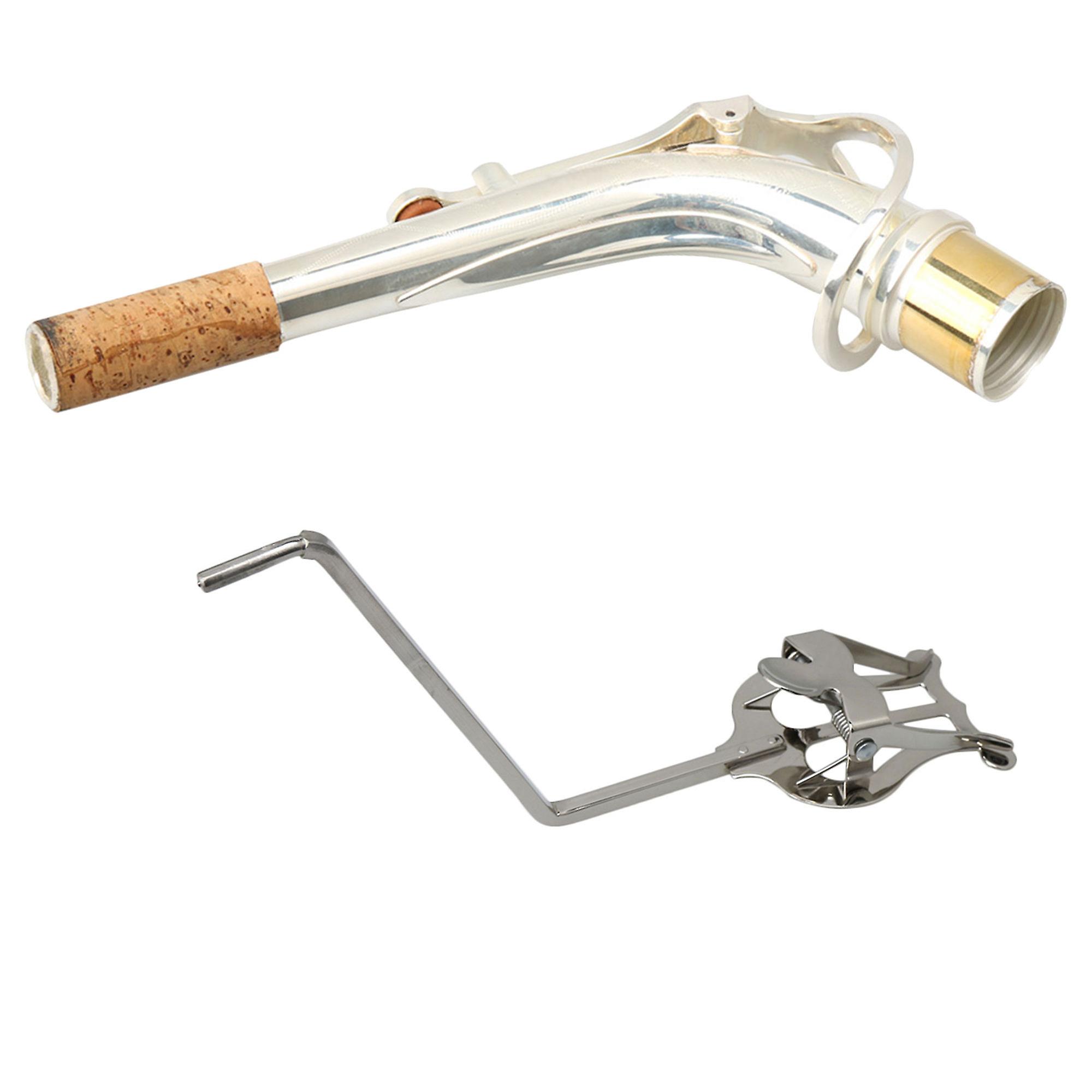 E Flat Alto Saxophone Bend Neck & Sheet Music Lyre Clip Clamp on Holder