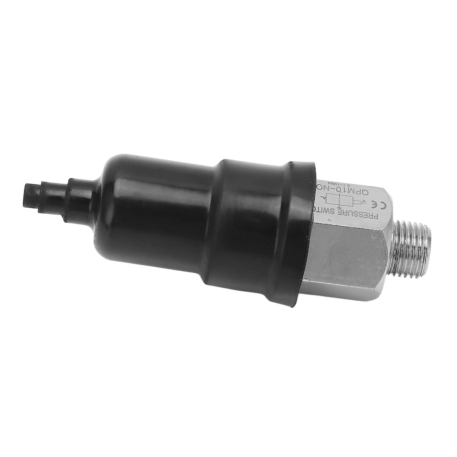 Pressure Switch 1/2in Thread Adjustable Pneumatic Diaphragm Type Pressure Switch Controller with Rubber Sleeve 