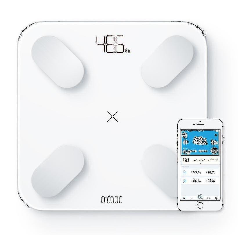 Smart Bathroom Scale Picooc Mini (Bluetooth) (White) [Free Shipping]