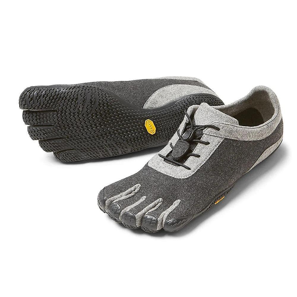 Vibram KSO EVO Eco Wool 男士运动鞋五指赤脚手感 - 灰色/黑色