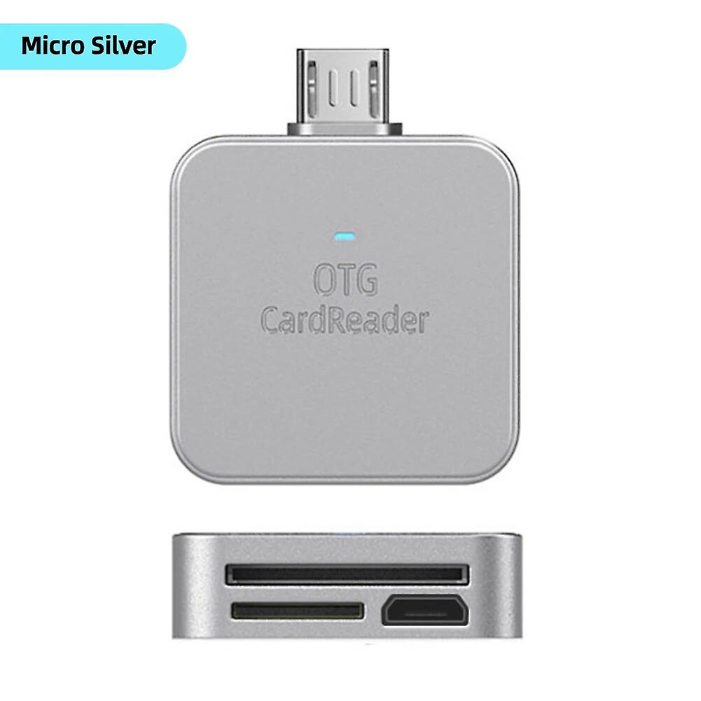 For iPhone 2 in 1 SD TF Card Reader Portable External Memory Card Adaptador for iPhone14/13/12 Micro Type C Tablet~28165