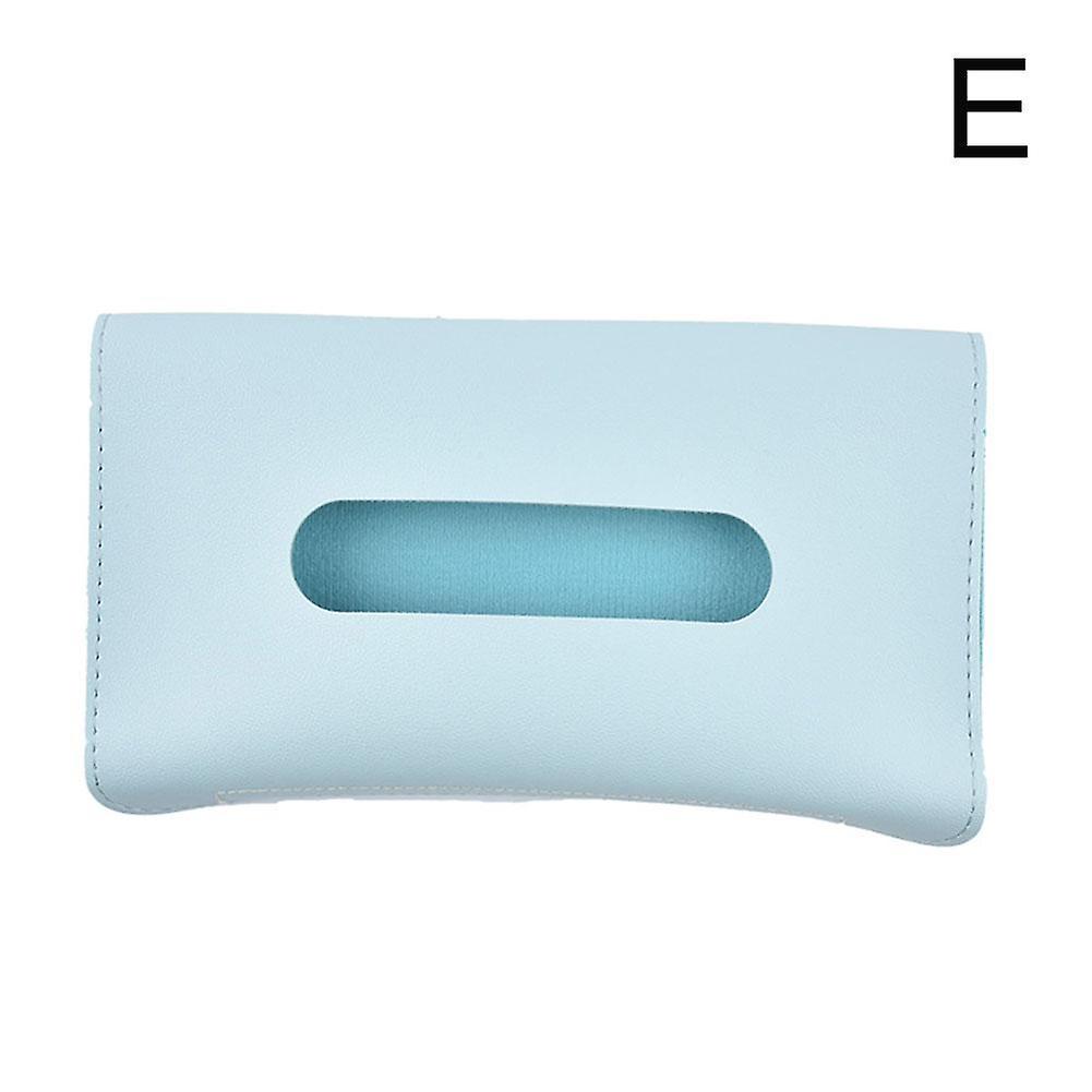 Car Tissue Box Hanging Sun Visor Holder PU Leather Auto Accessories