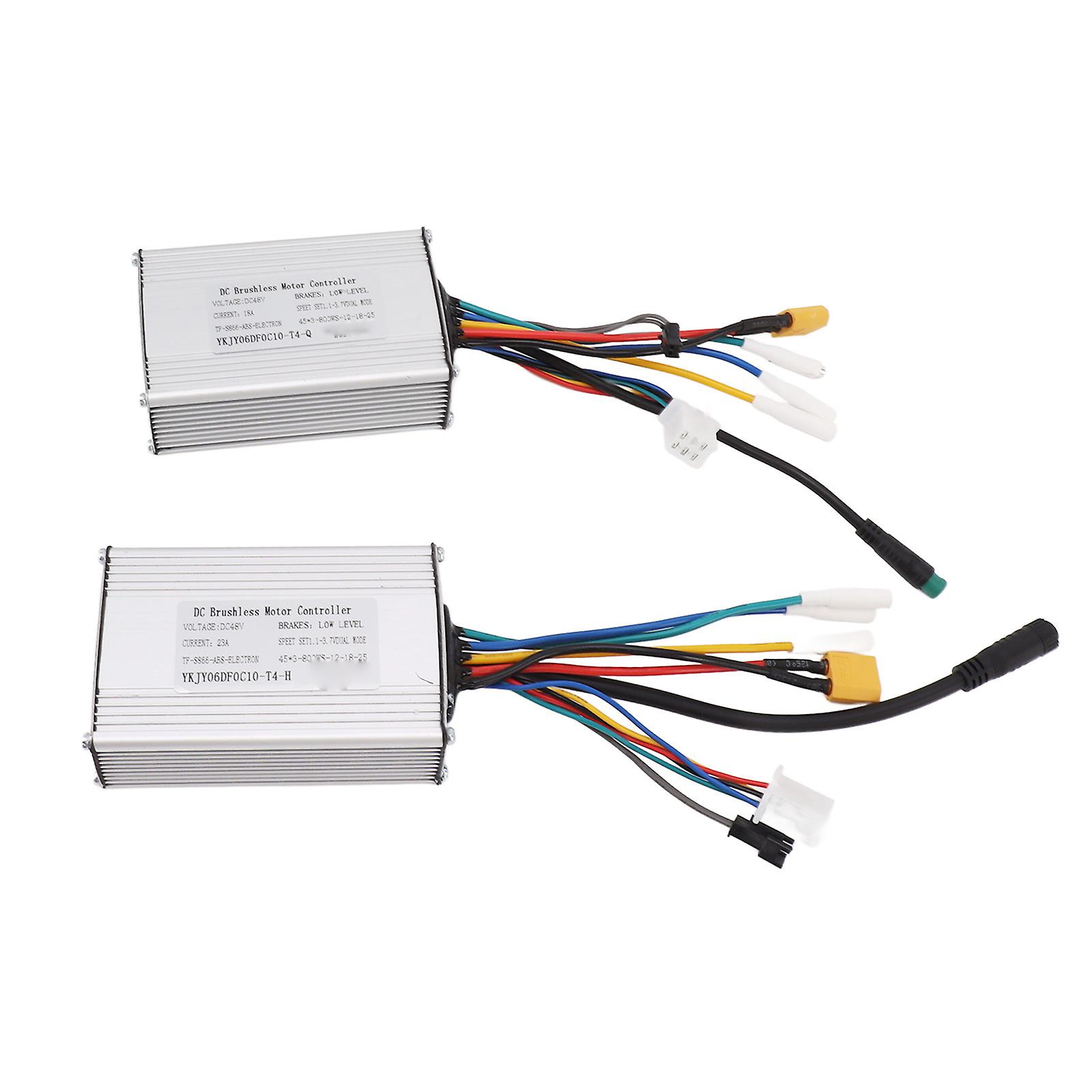 Electric Scooter Controller Good Heat Dissipation Sensitive Control Stable Speed dual Drive 500W 48V Electric Bicycle Motor Controller