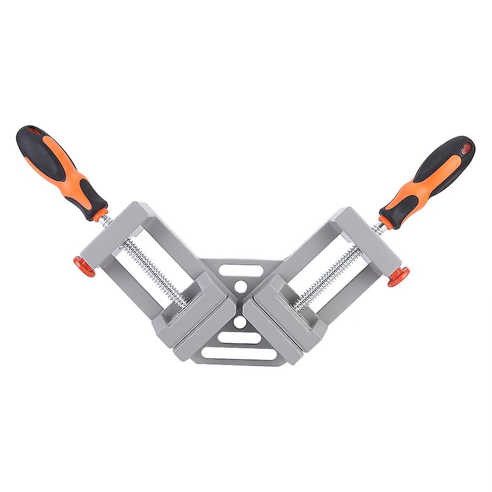 Double Handle 90 Degrees Right Angle Clip Picture Frame Corner Clamp Woodworking Hand Tool