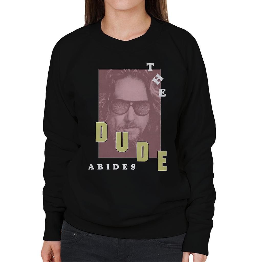 The Big Lebowski The Dude Abides Retro Women's Sweatshirt