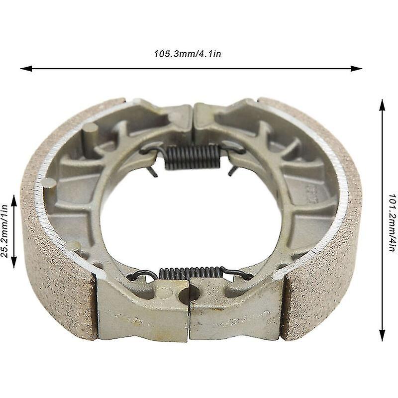 Culnflun Trommelbremsschuh 105mm - Für GY6 Roller, Moped, ATV Und Mini-Bikes