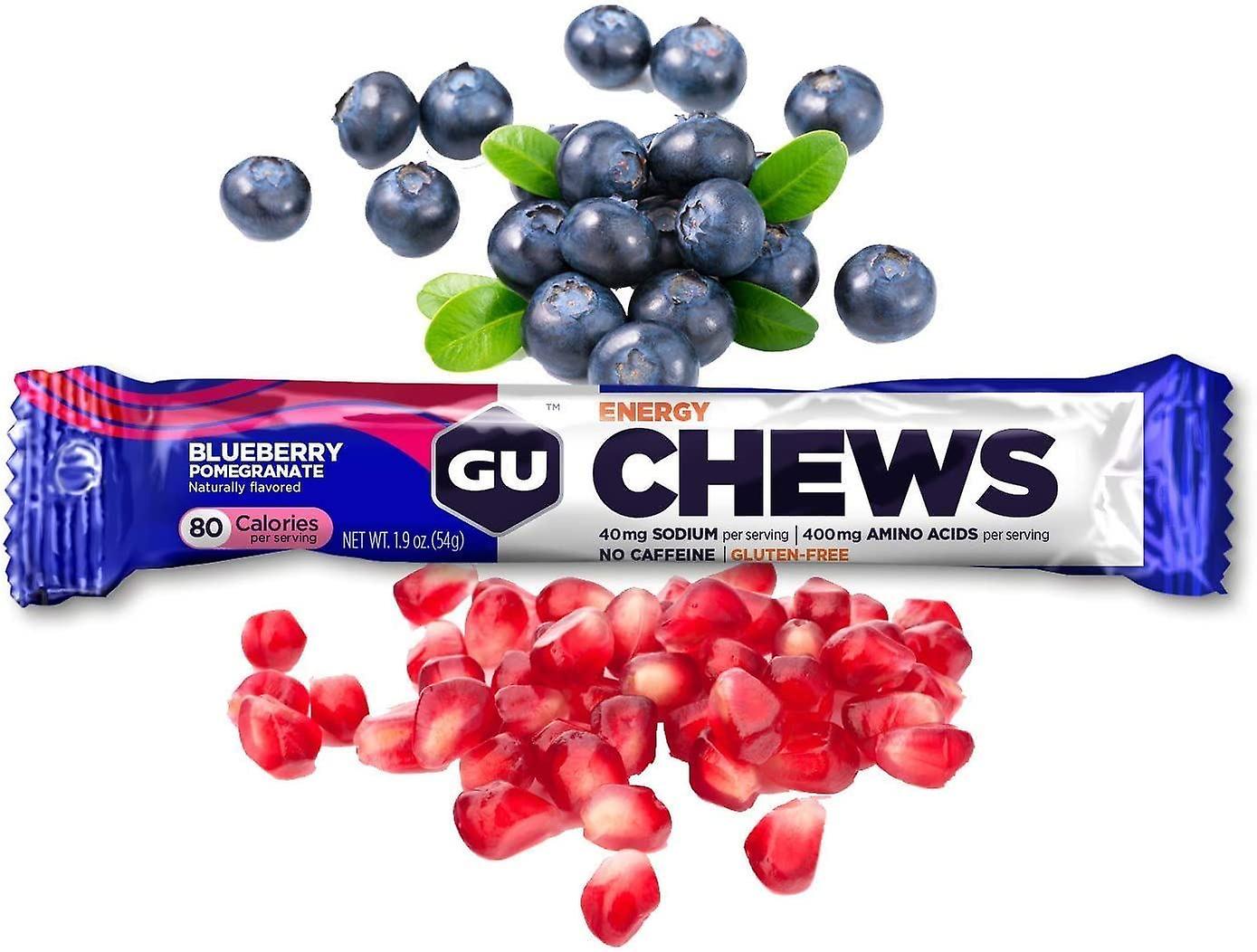 GU Energy Chews 蓝莓石榴 - 54g