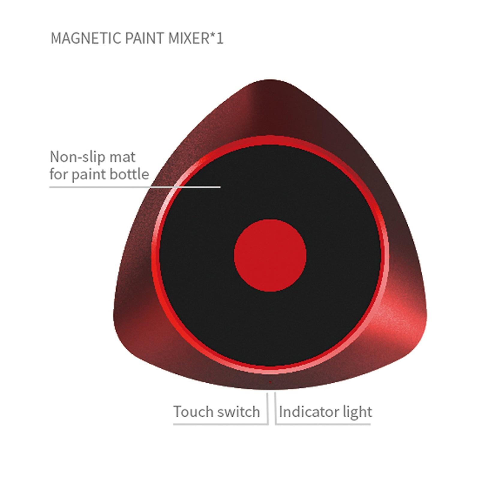 2022 New Dspiae Ms-01 Charybdis Magnetic Lacquer Shaker For Paint Decorating Power Tool Parts Red
