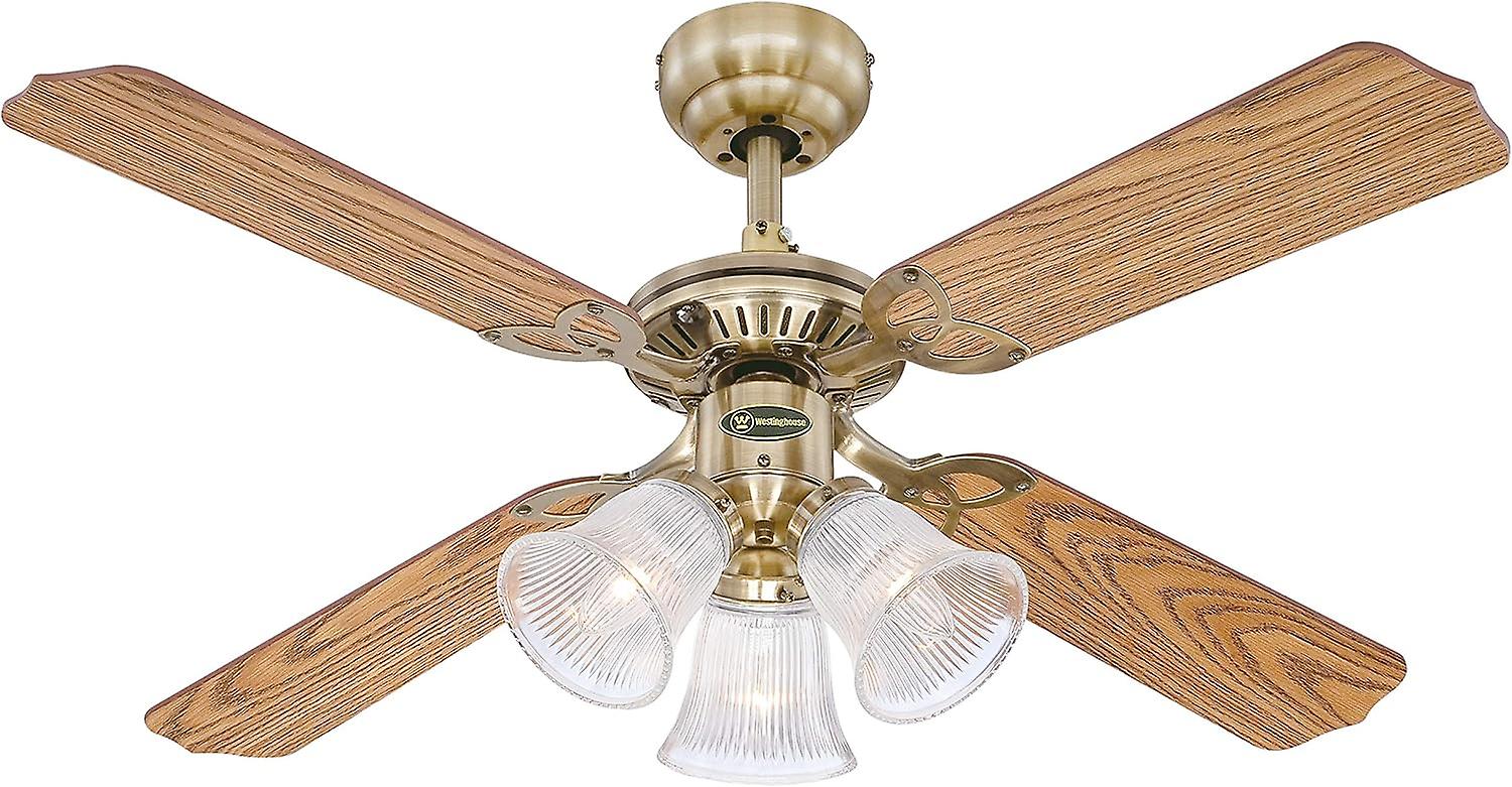 Deckenventilator Princess Trio Messing antik 105 cm
