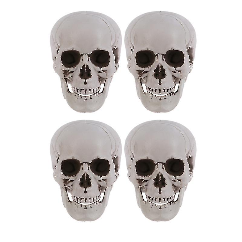 4pcs Plastic Skull