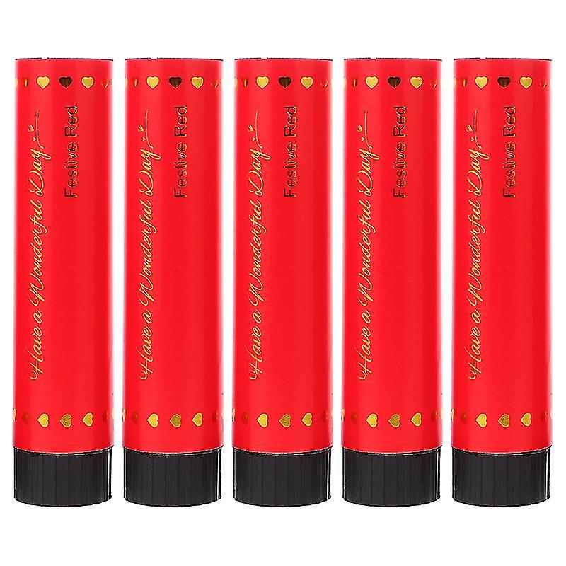 5pcs Wedding Confetti Tubes