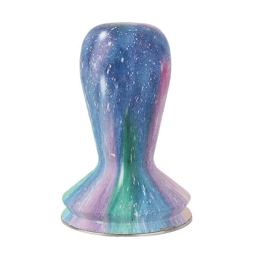 58mm Handle Stainless Steel Base Powder Press Solid Hammer Coffee Accessories (Starry Sky)