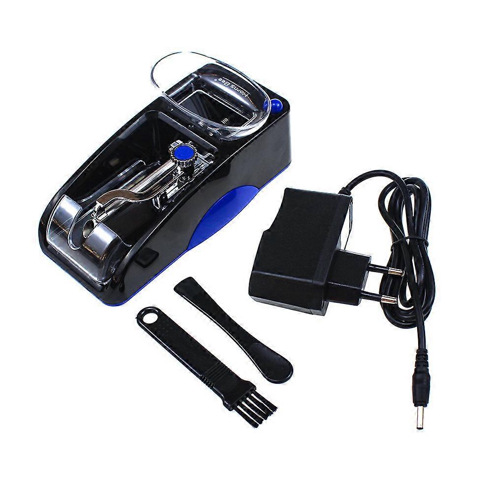 Cigarette Rolling Machine Electric Automatic Injector Mini Tobacco Roller Blue