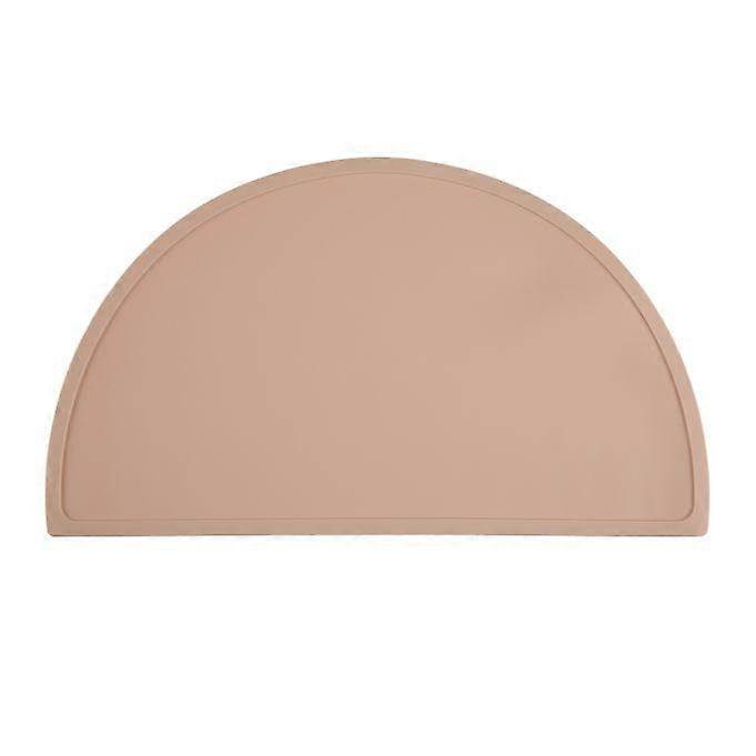 Placemat for children in semicircle shape