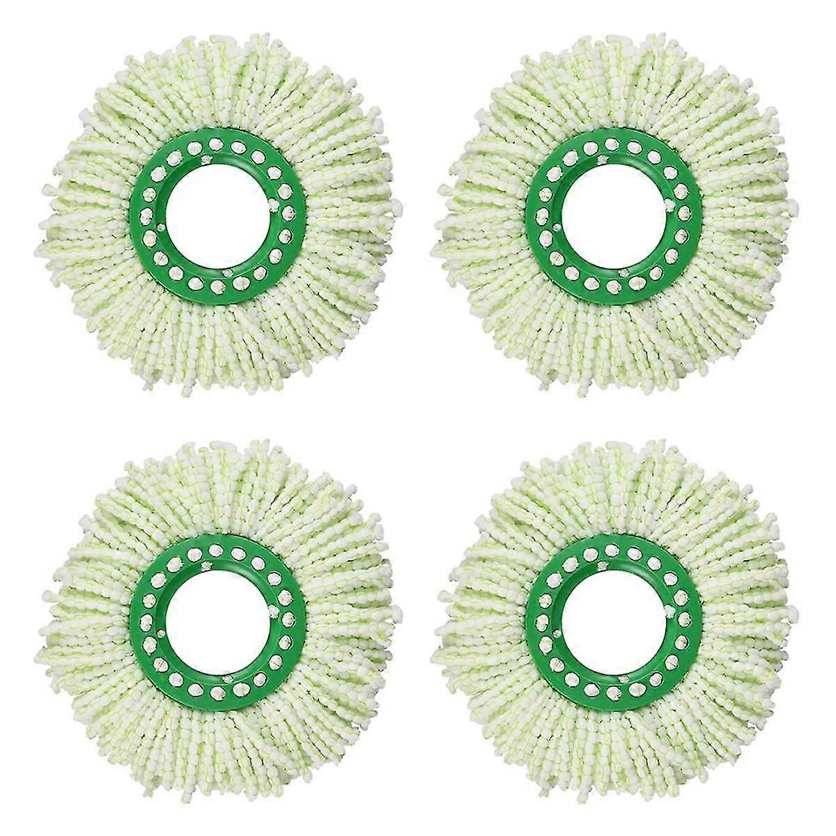 4 Pack Replacement for System, Large Microfiber Round Refills