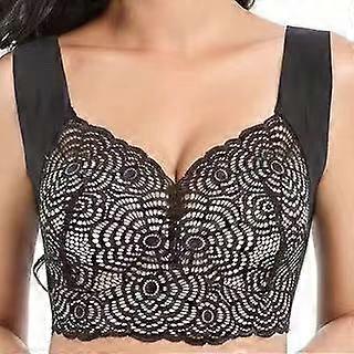 אין חזיית טבעת פלדה חלקה תחתונים בגודל גדול תחרה נשית אפוד יופי בסגנון חזייה חתך דק