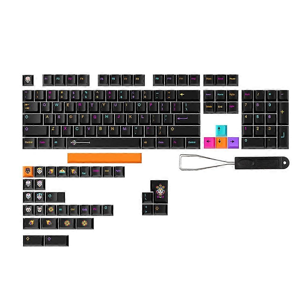 137 PCS Underworld Keycaps Thermal Sublimation Craft for Mechanical Keyboard
