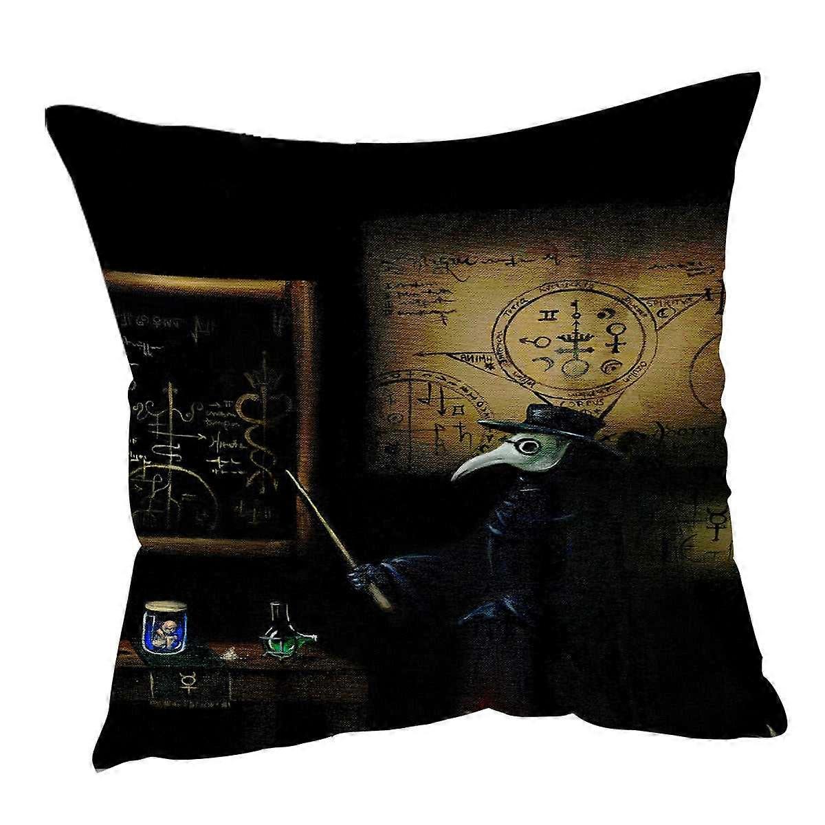 Scary Dark Art The Alchemists 瘟疫靠垫套