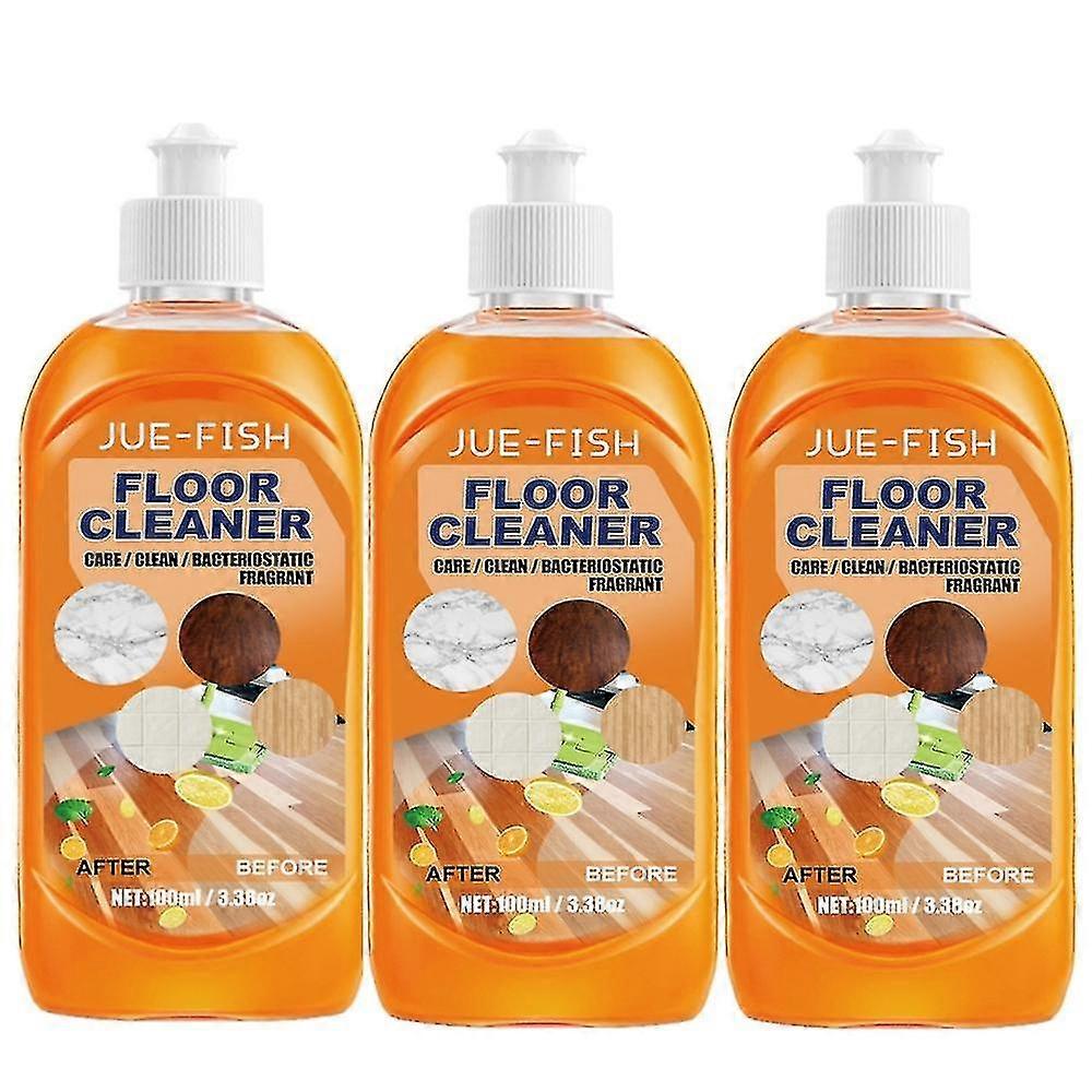 3pcs Floor Cleaner Liquid Safe Floor Cleaning Polishing Liquid Detergent Easy To Use And Convenient Floor Cleaning Solution For Home