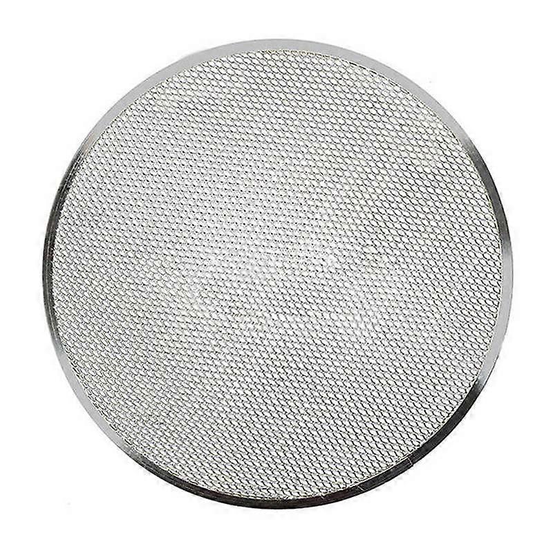 Professional Round Pizza Oven Baking Tray Barbecue Grate Nonstick Mesh Net(14 Inch)