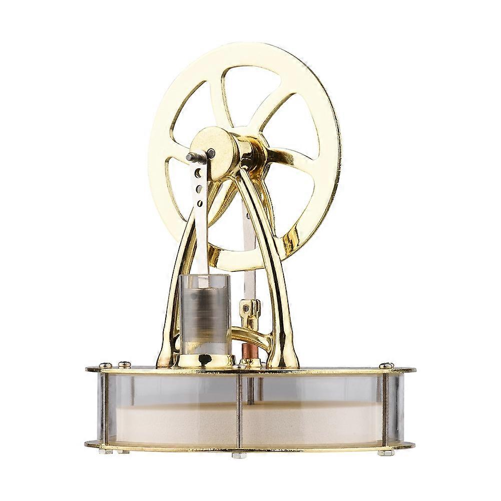 Low Temperature Stirling Engine Assembled Electricity Generator Heat Experiment Physical Generator Model