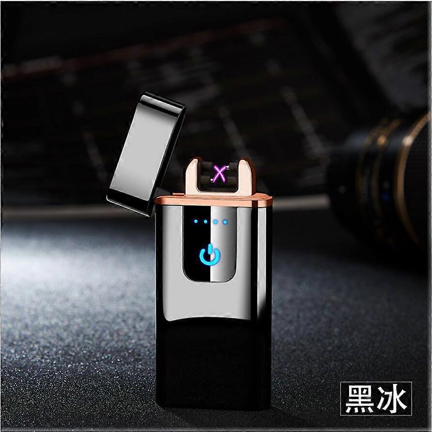 Th750 Dual Arc Lighter Shows Power Level, Creative Induction Windproof, Personalized Customized Usb Electronic Cigarette Lighter