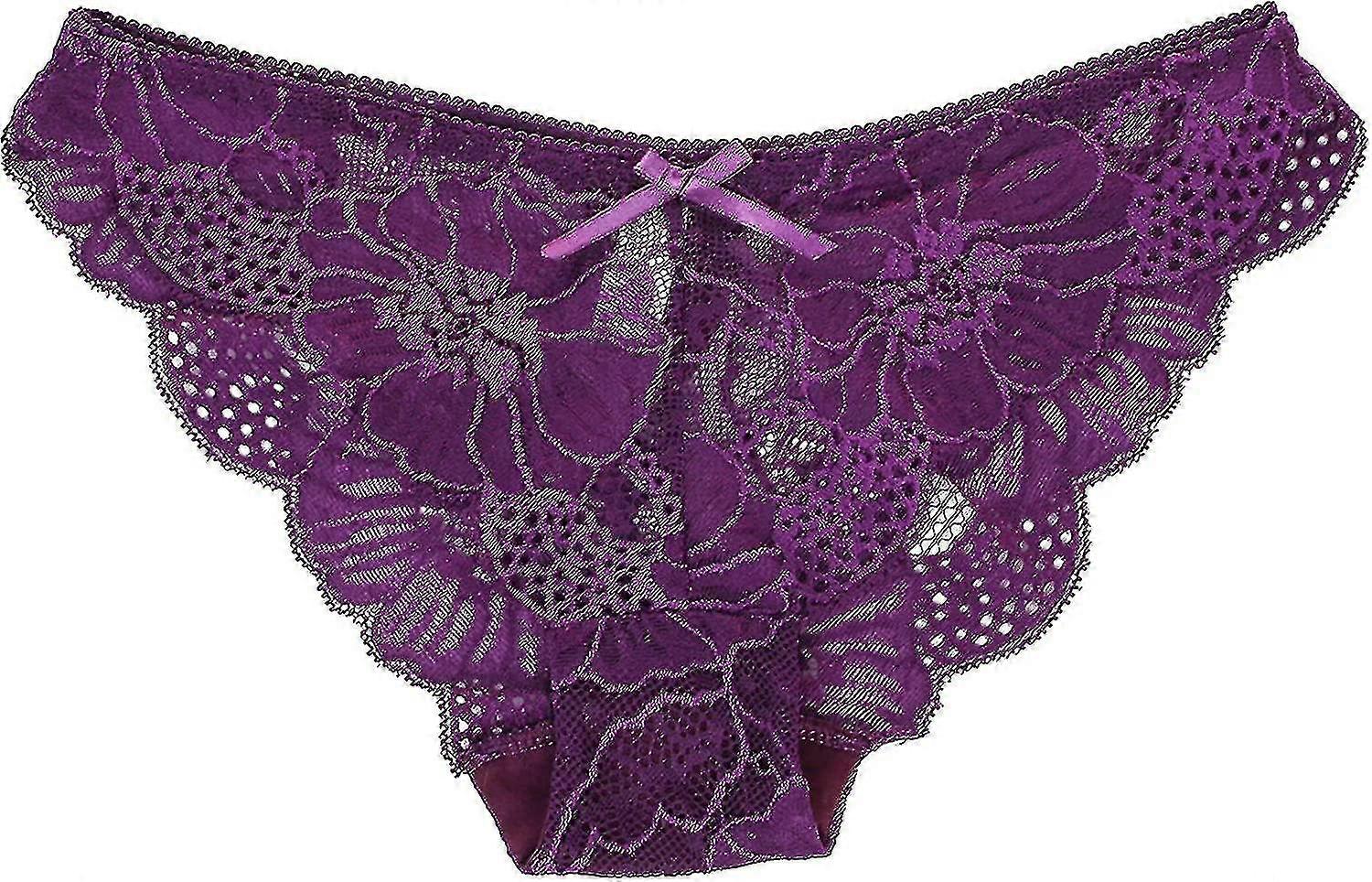 المرأة ملخصات صدفي الدانتيل محب ثونغ سراويل القوس مثير الملابس الداخلية
