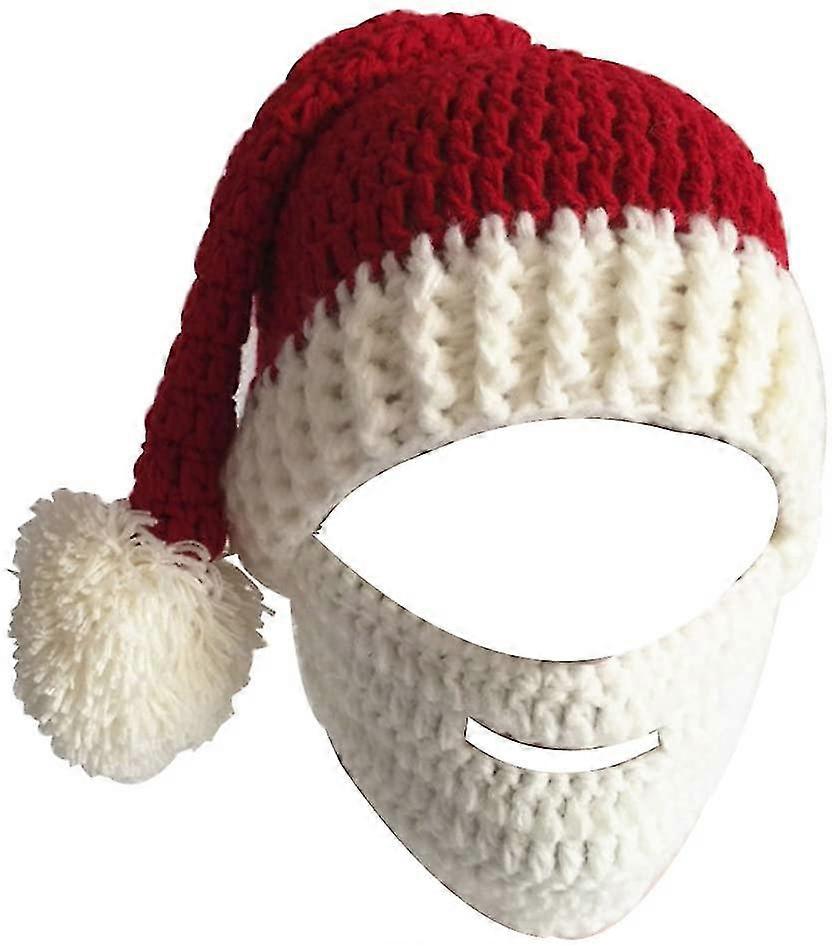 Windproof Ski Mask Warm Knitted Beanie Hat Cap