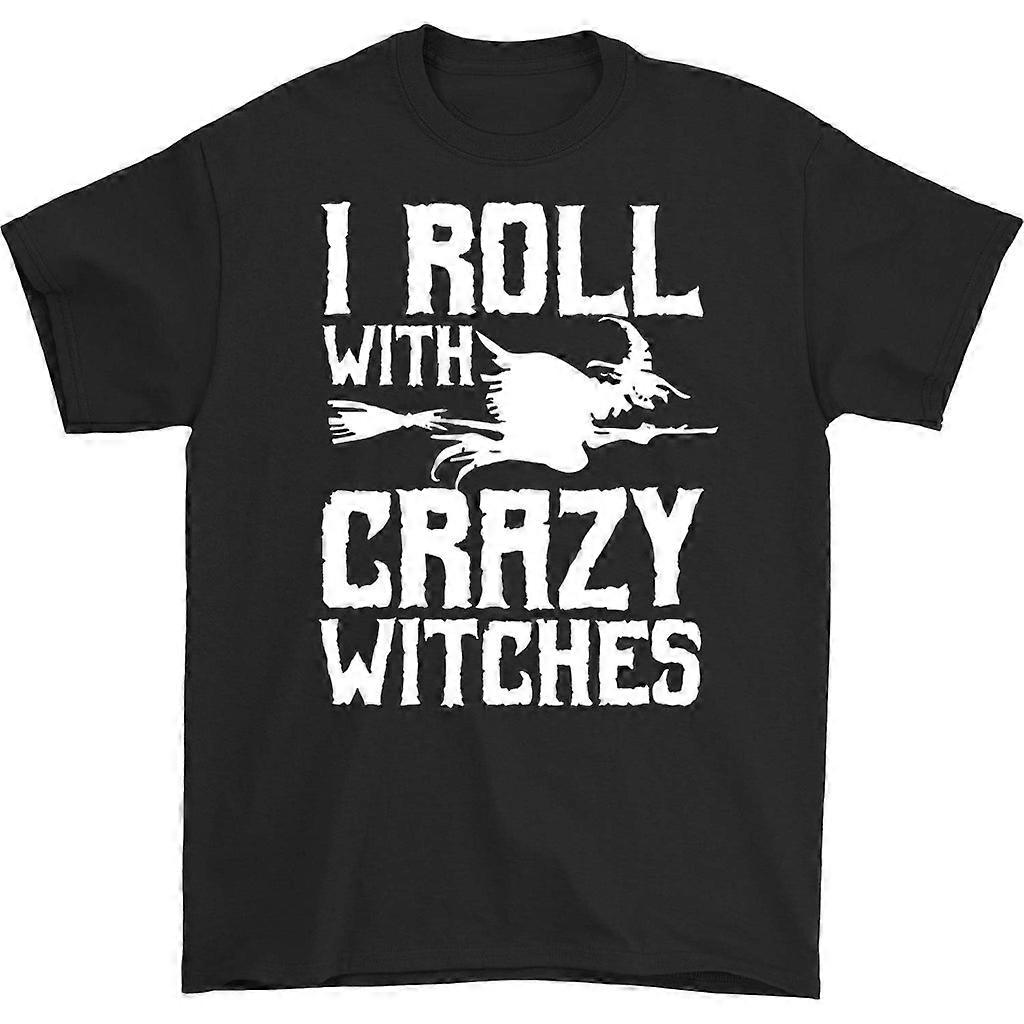 Tričko I Roll With Crazy Witches