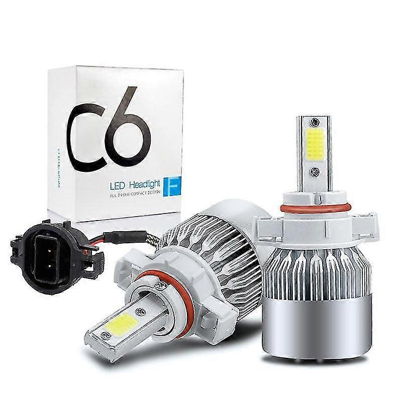 High power 2pcs ps24w 5202 h16(eu) 2504 5201 5301 5202 ps19w led fog light bulbs extremely bright 50w cob chipset 6000k