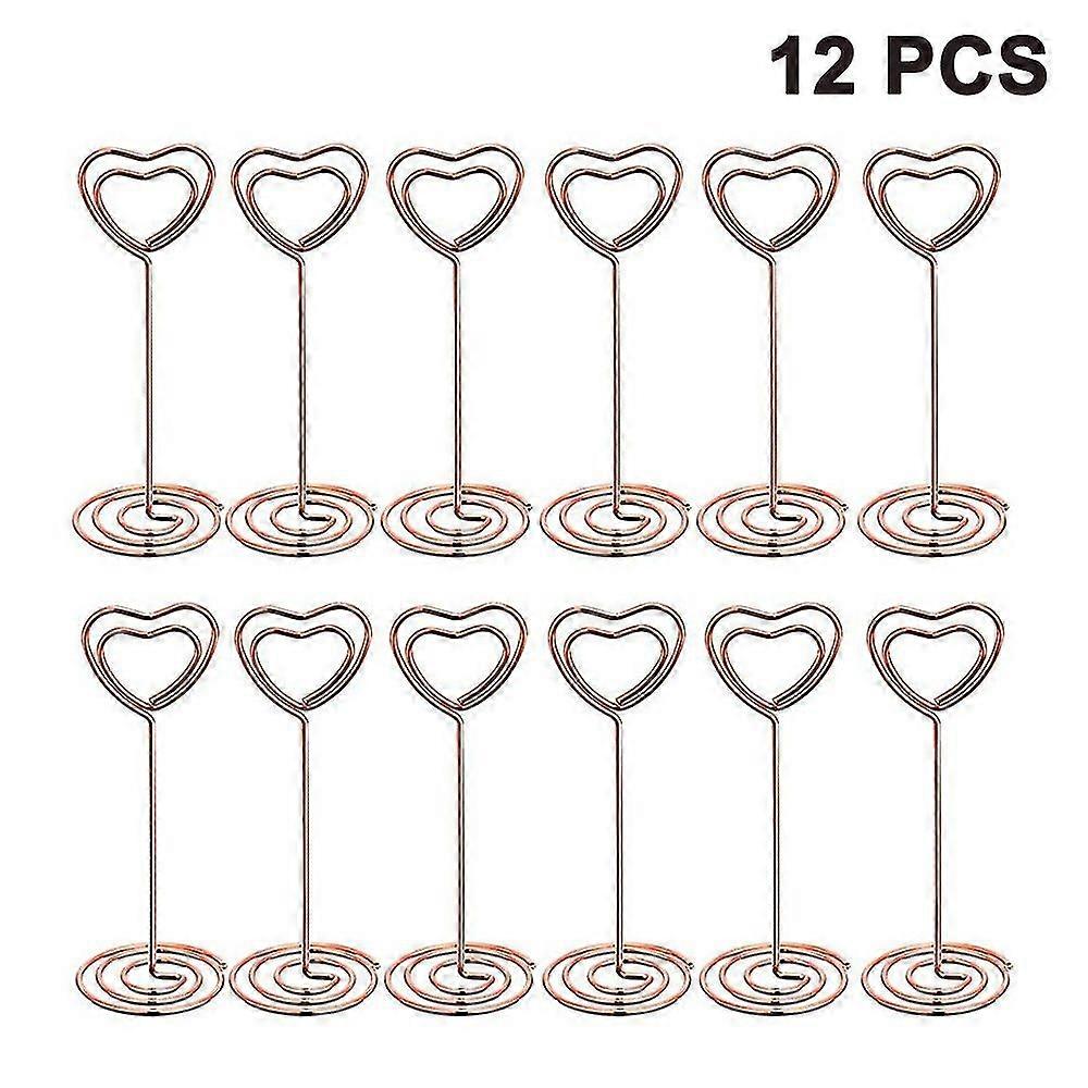 12pcs grand place carte support numéro de table support table carte porte