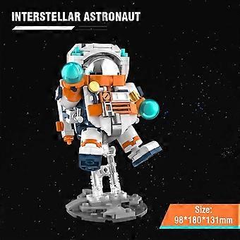 Astronautin avaruusrakennuspalikat Lasten lelusukkula-avaruusalus Raketti Luovat Moc-palikat Kootut lelut Lapset Joulu Gfit