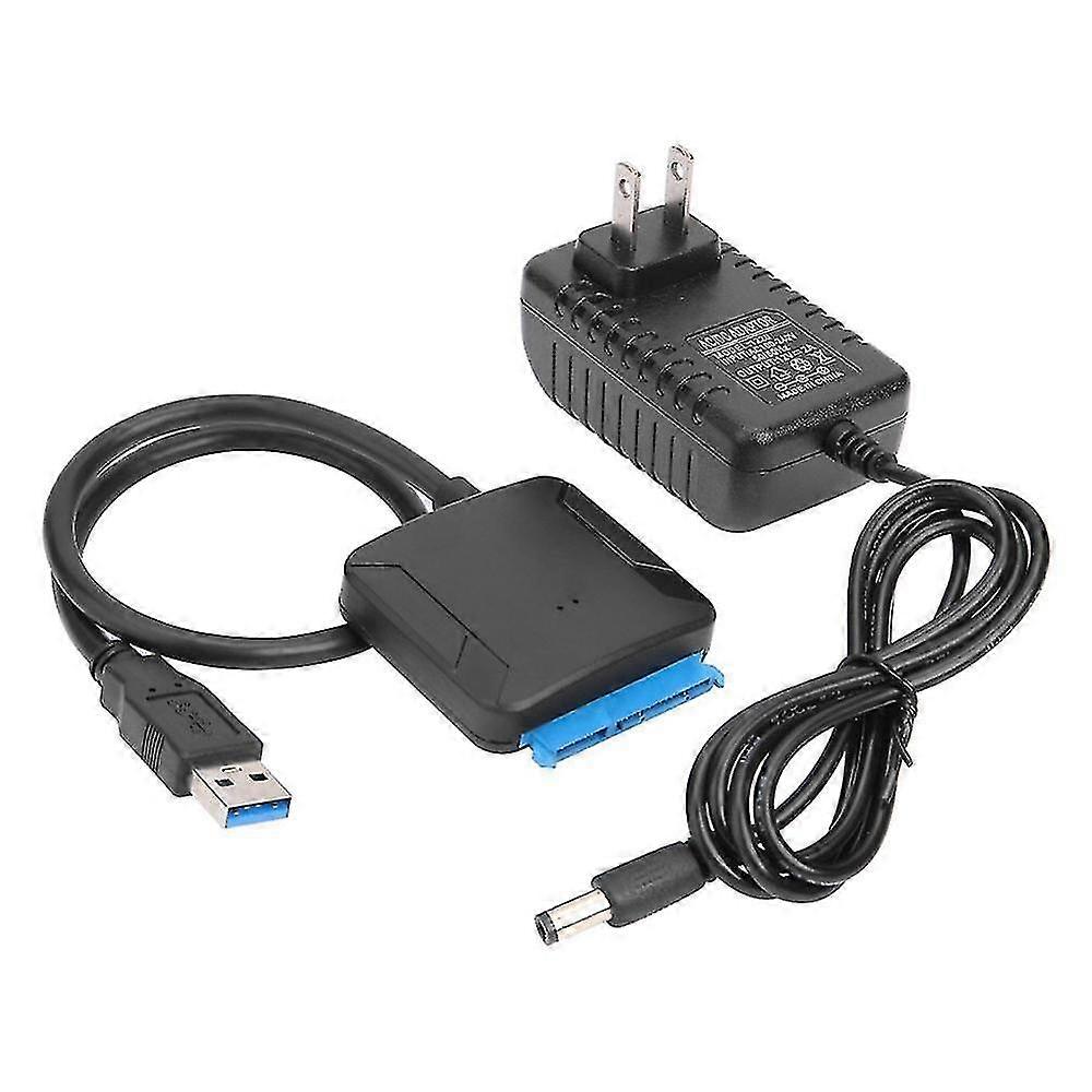 Usb To Sata Data Cable, 2.5/3.5 Inch Usb3.0 Easy Drive Cable(us Plug)