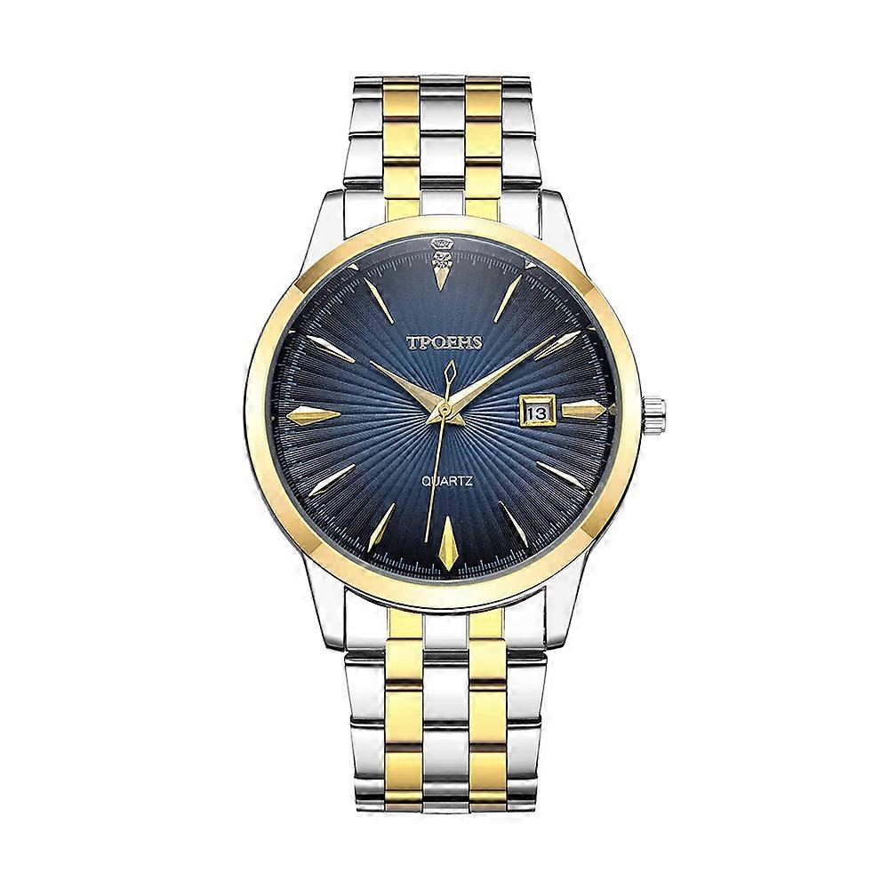 Waterproof quartz Wrist watch calendar gradient sun pattern